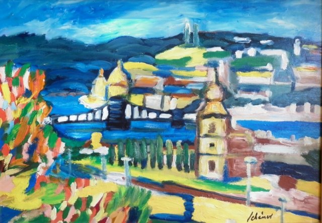 Schéner Mihály Budapest 50x70cm 360000Ft